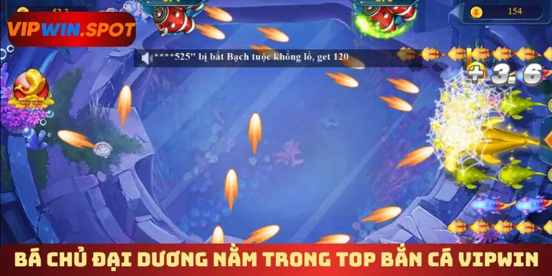Bá chủ Đại Dương nằm trong top bắn cá Vipwin 