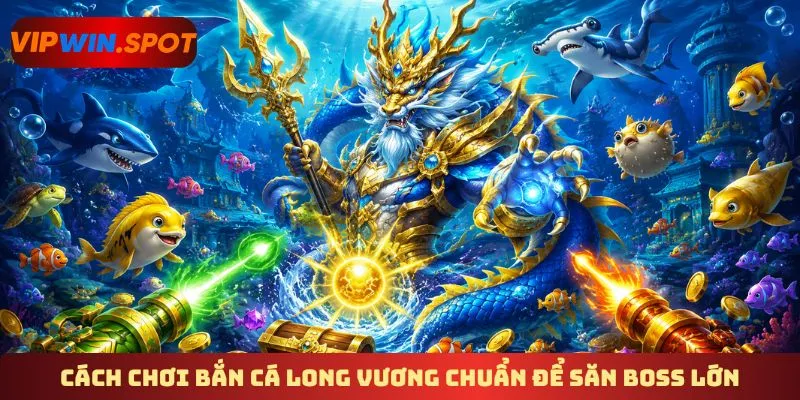 Cách chơi bắn cá long vương chuẩn để săn boss lớn 
