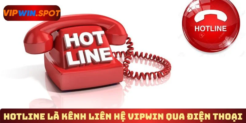 Hotline là kênh liên hệ Vipwin trực tiếp qua điện thoại